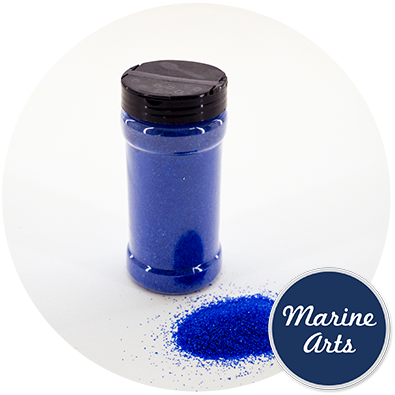 - Coloured Sand - Blue Streak - 350ml Jar